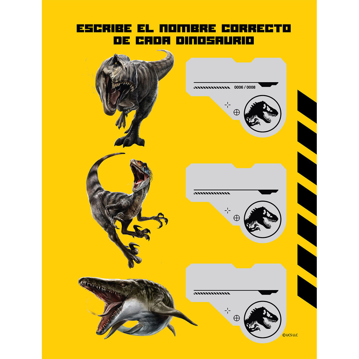 Cuaderno Cosido Jurassic World Rebirth Mosasaurus img #7