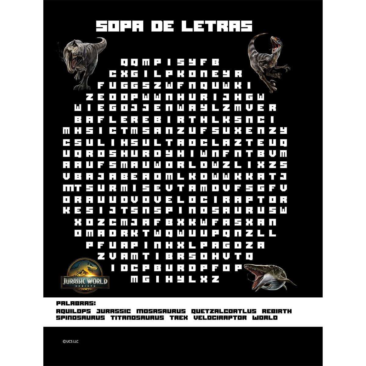 Cuaderno Cosido Jurassic World Rebirth Mosasaurus img #6