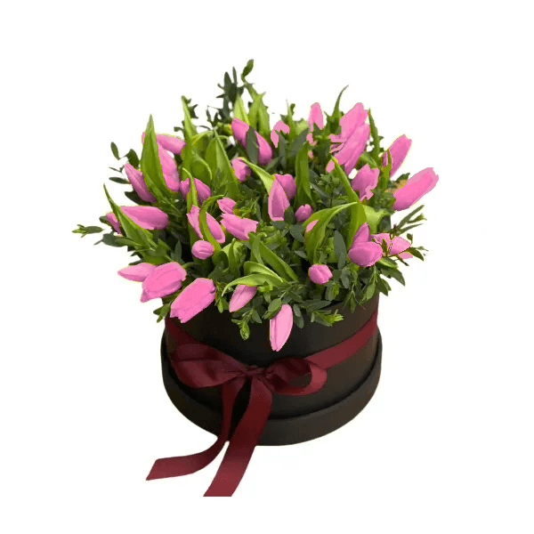 Sombrerera de Tulipanes Rosados img #1