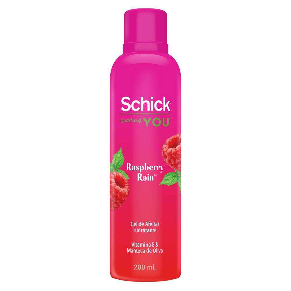 Gel de afeitar SCHICK quattro you raspberry rain (200  ml) img #1