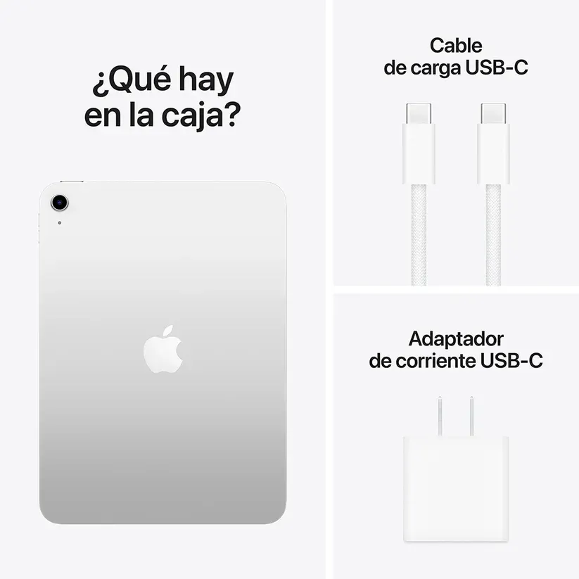 iPad 11" A16, 128GB, Plateada, Apple img #2