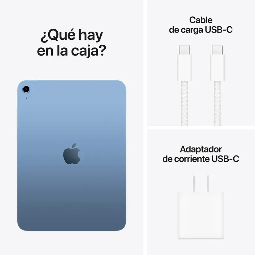 iPad 11" A16, 128GB, Azul, Apple img #2