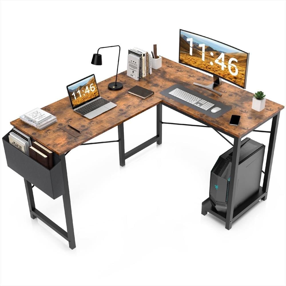 Escritorio Para Computadora En L Concetta Marrón img #1