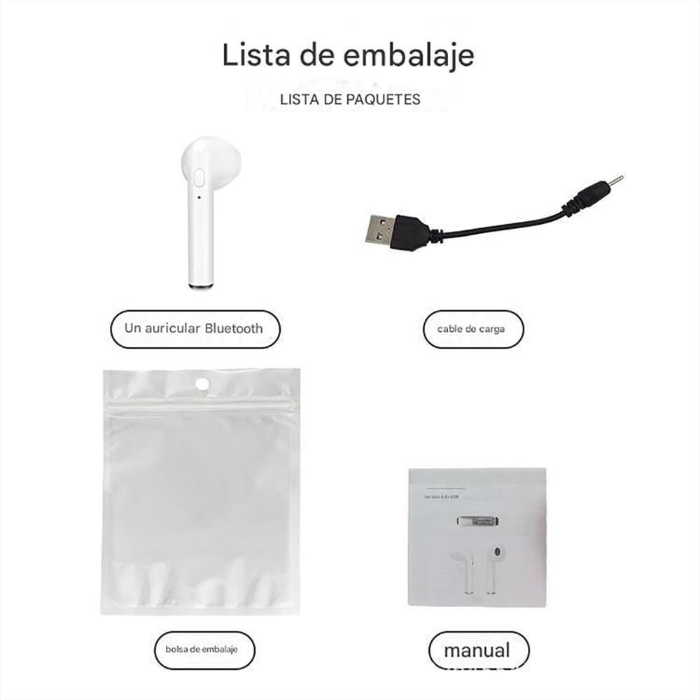 Audífono Manos Libres Bluetooth 1 Pc I7 Airpod Con Microfono img #2