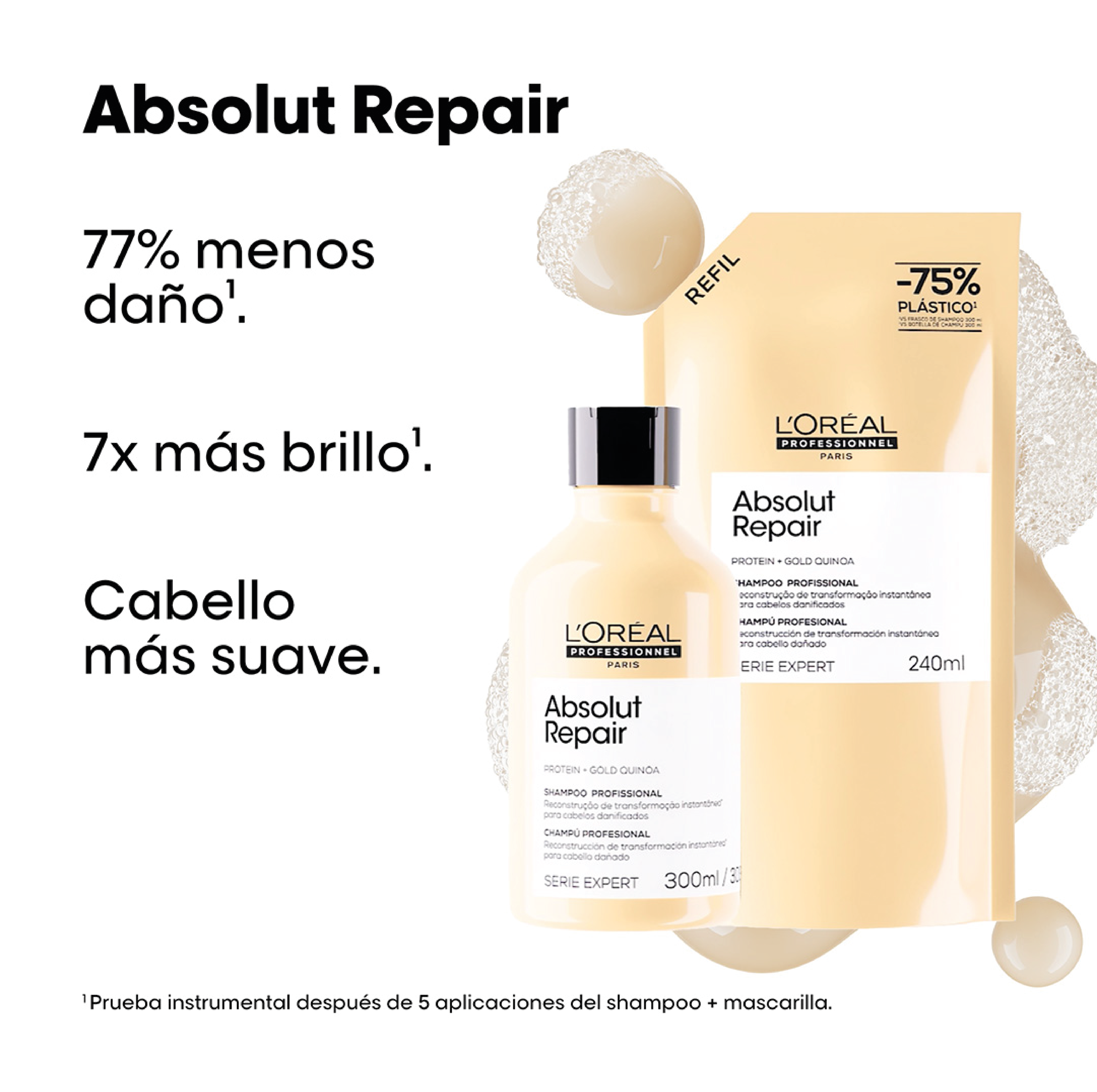 Shampoo Absolut Repair Refill - Loreal Professionnel img #3
