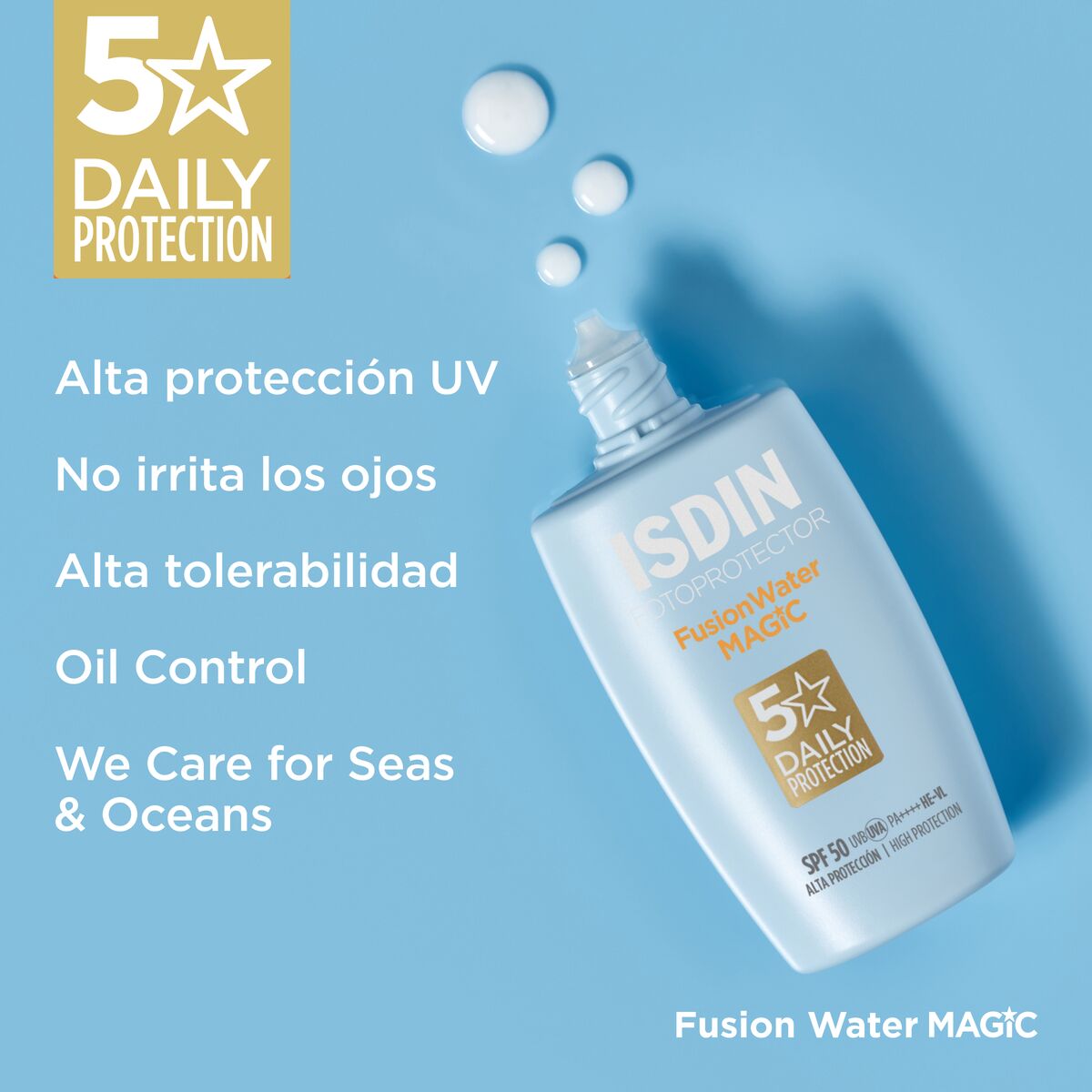 Kit Fusion Water Magic 50 ml + Reparador Labial 4gr - Isdin img #2