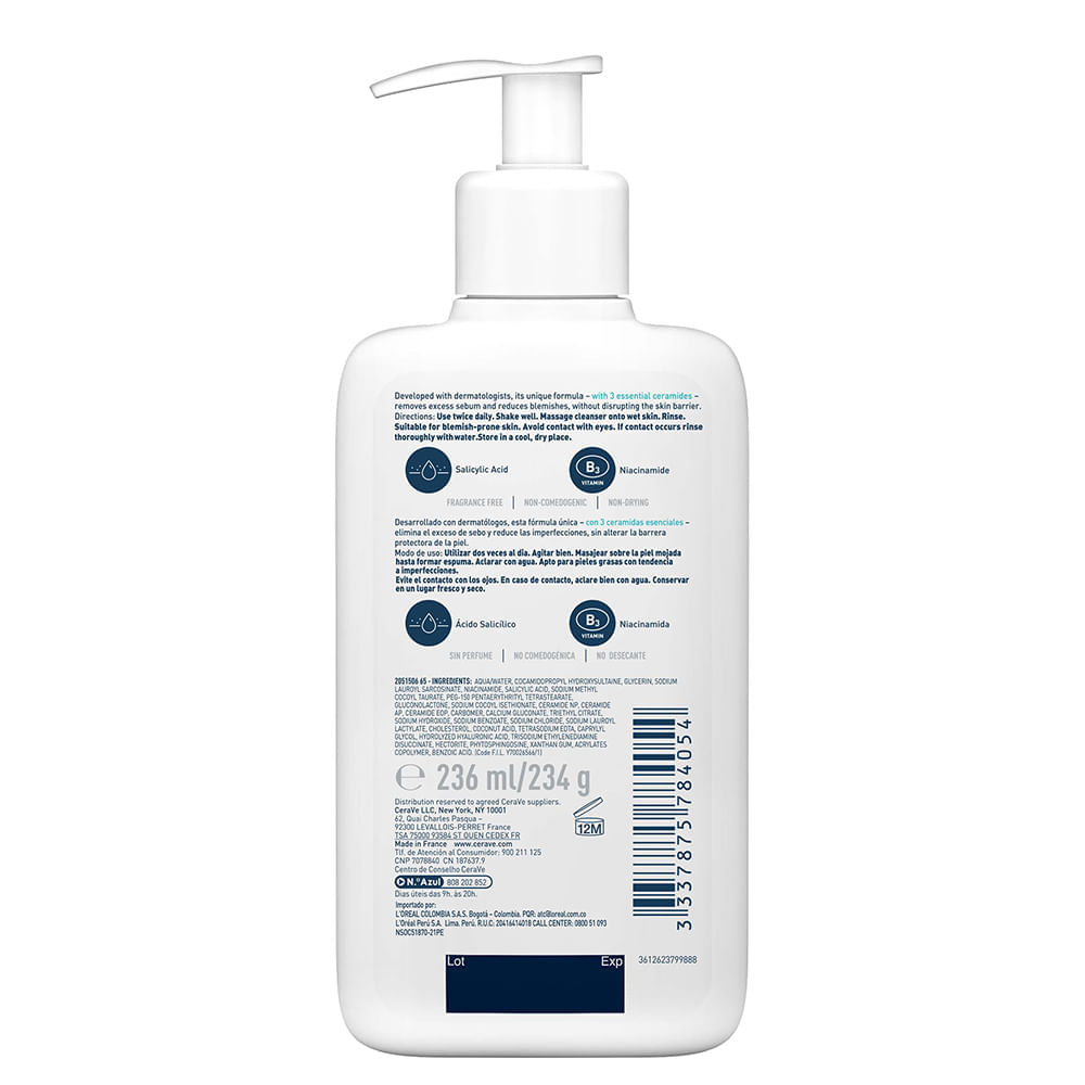 Limpiador Control Imperfecciones - CeraVe img #2