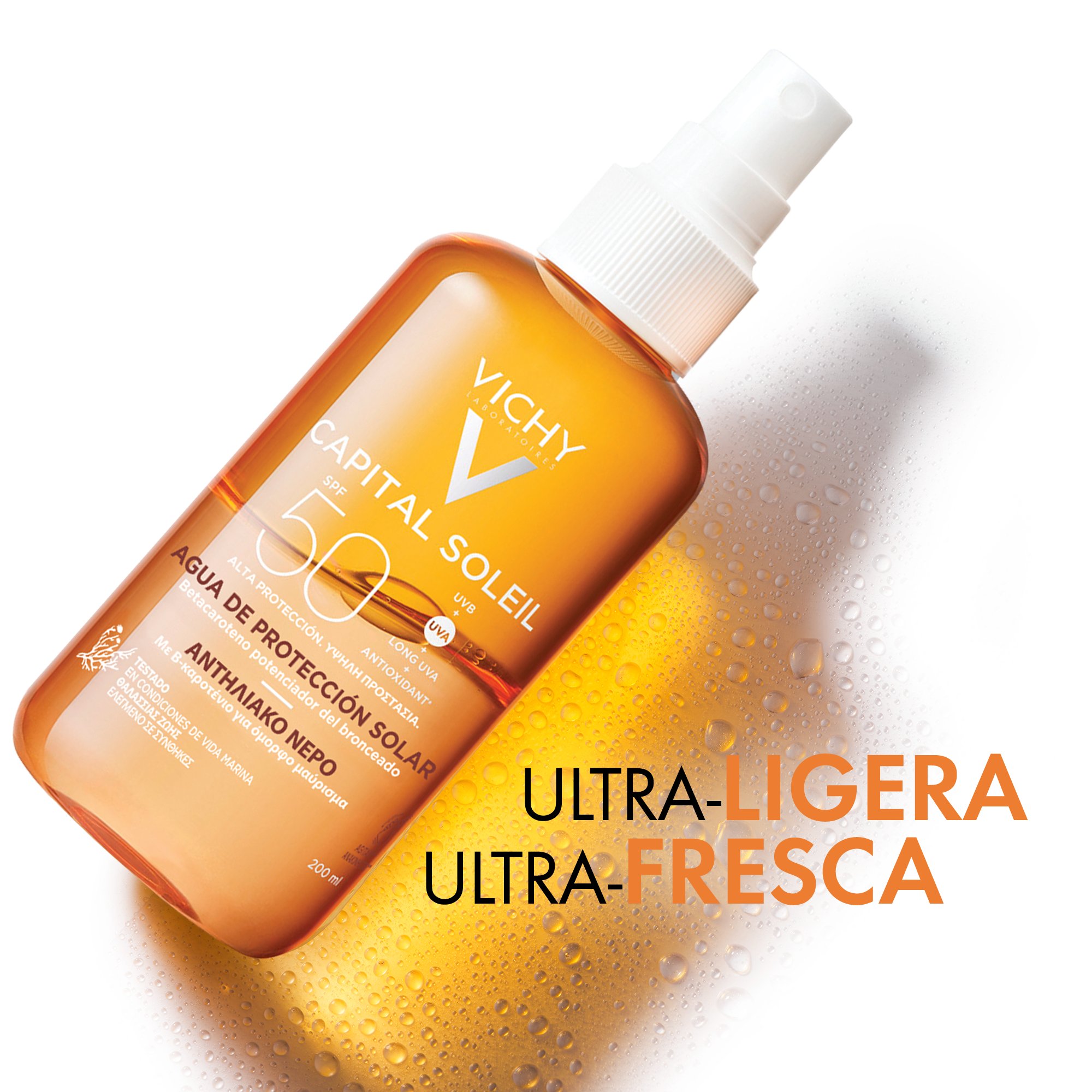 Spray Capital Soleil Agua De Protección Solar SPF 50 - Vichy img #3