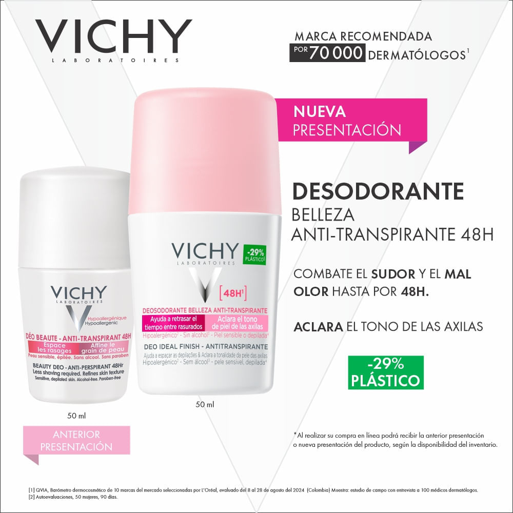 Deo Belleza Anti-transpirante Antitranspirante 48H - Vichy img #7