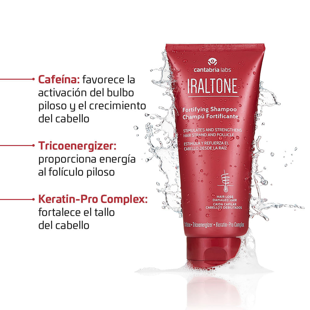 Iraltone Champú Fortificante - Cantabria Labs img #4