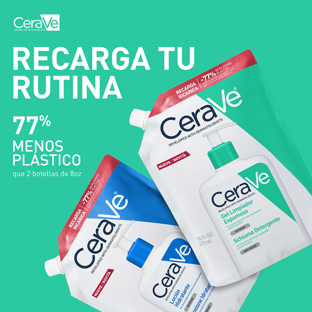 Refill Gel Limpiador Espumoso Para Piel Normal A Grasa - CeraVe img #5
