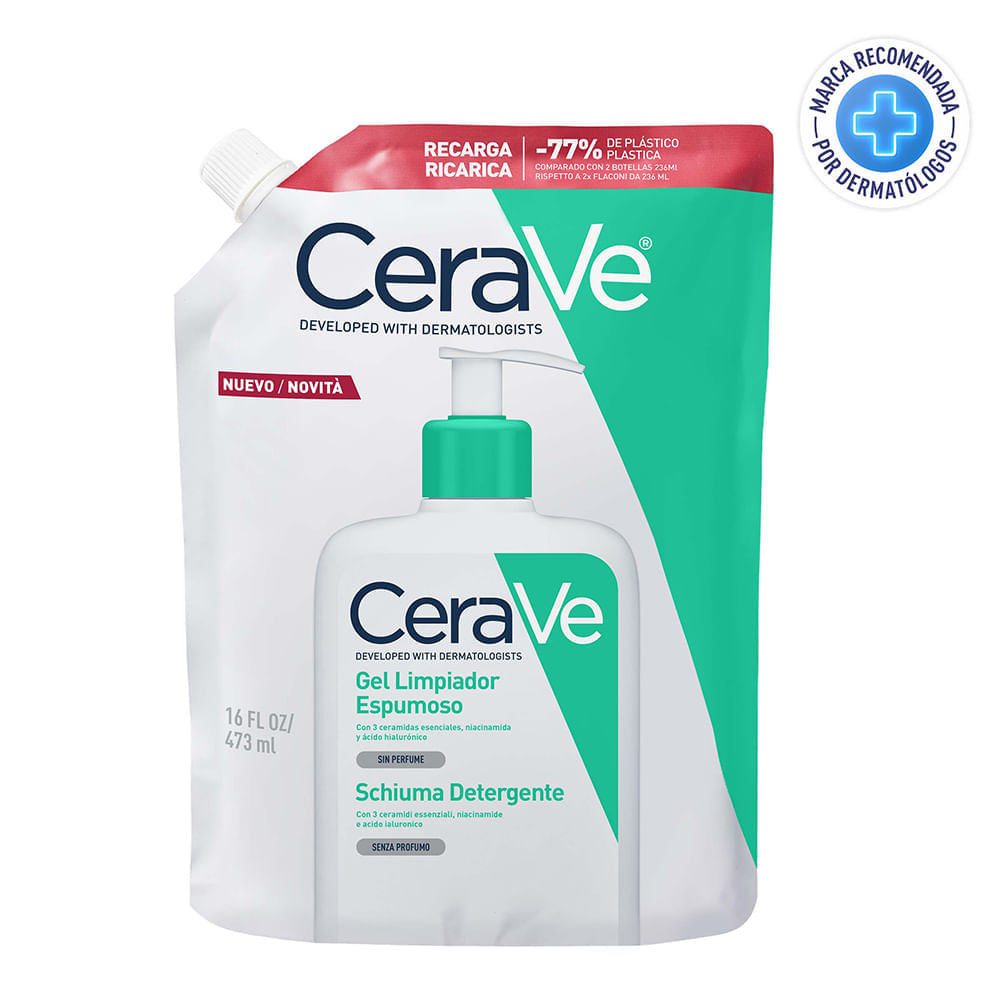 Refill Gel Limpiador Espumoso Para Piel Normal A Grasa - CeraVe img #1