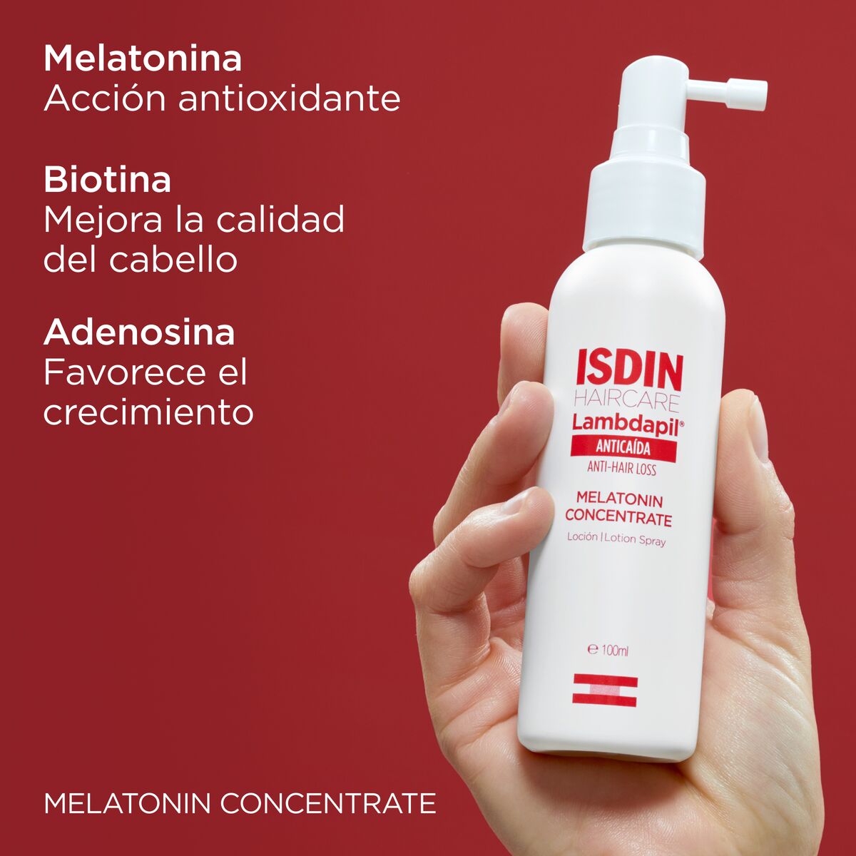Locion Capilar Lambdapil Anticaída Melatonin - Isdin img #2