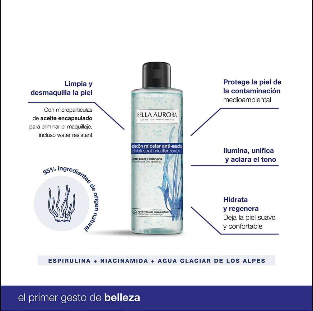 Mini Solución Micelar Antimanchas - Bella Aurora img #2