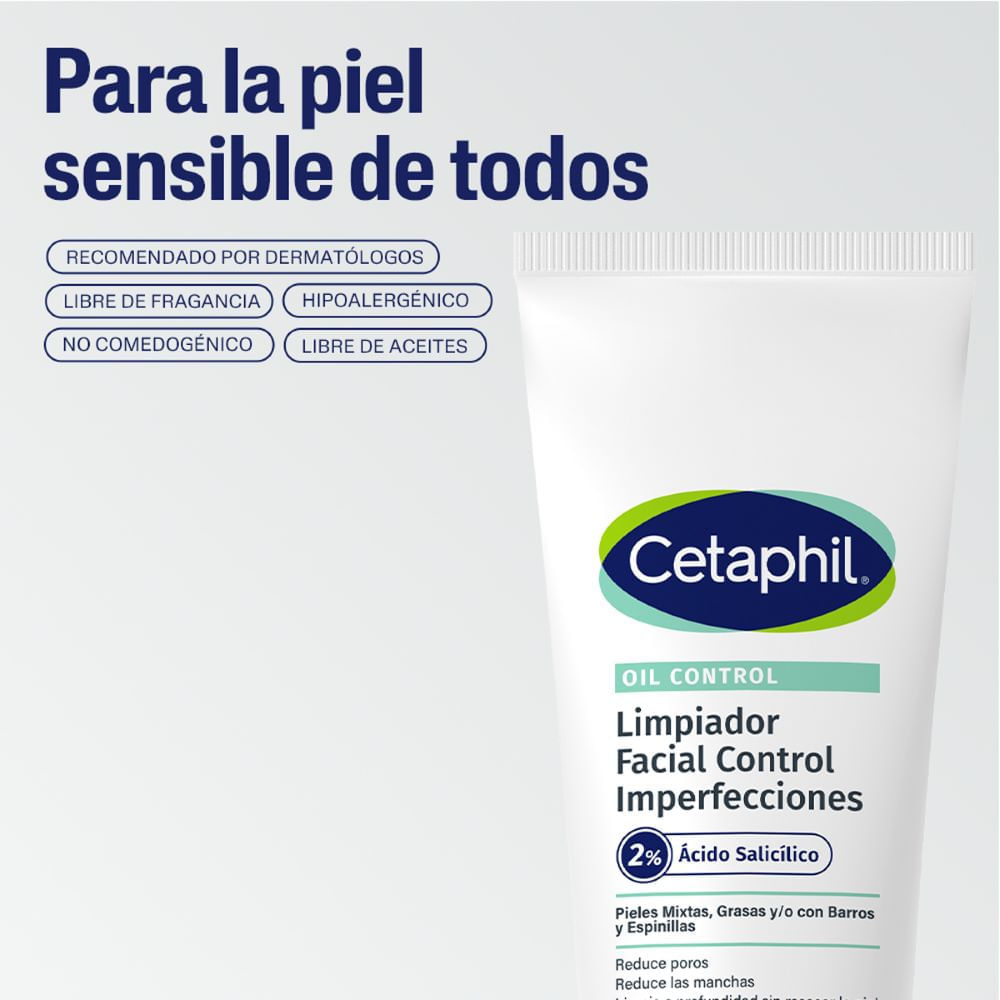 Limpiador Facial Oil Control - Cetaphil img #5