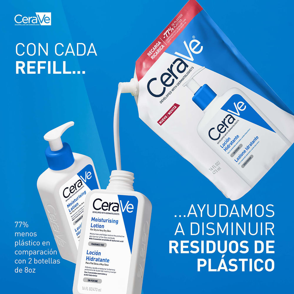 Refill Loción Hidratante Para Normal a Seca - CeraVe img #2