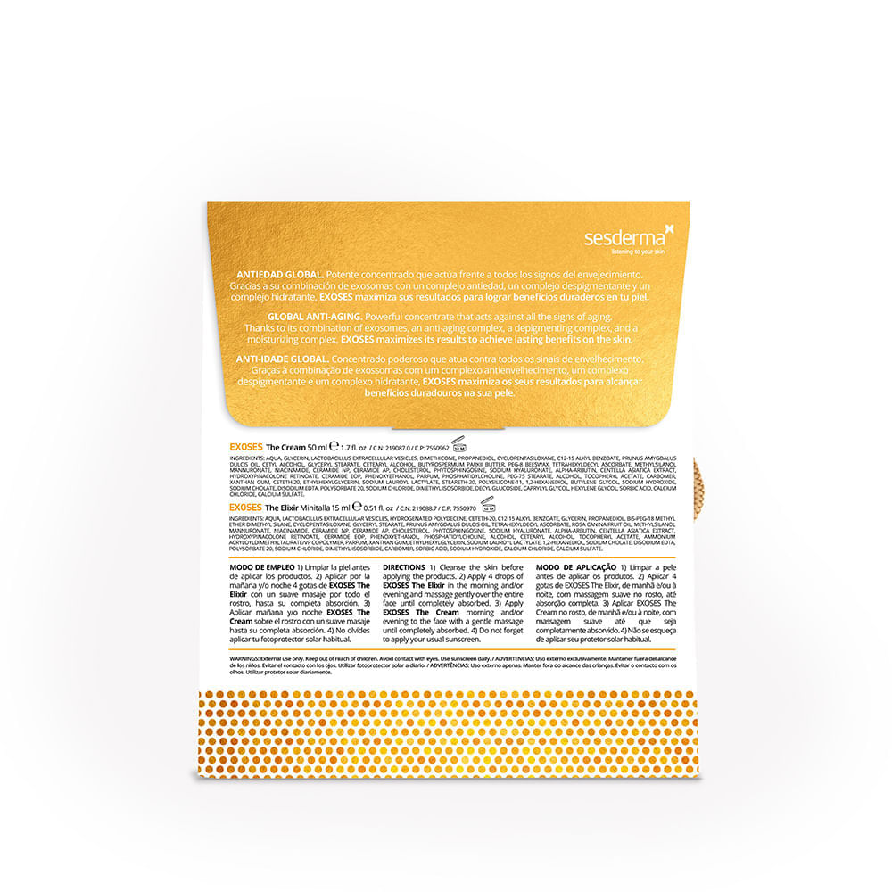 Kit El Poder de los Exosomas: Exoses Crema + Exoses Serum - Sesderma img #4