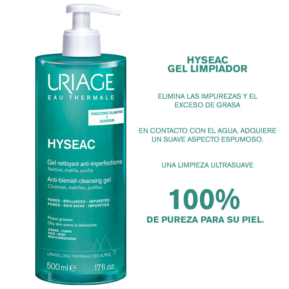 Gel Limpiador Hyseac - Uriage img #4