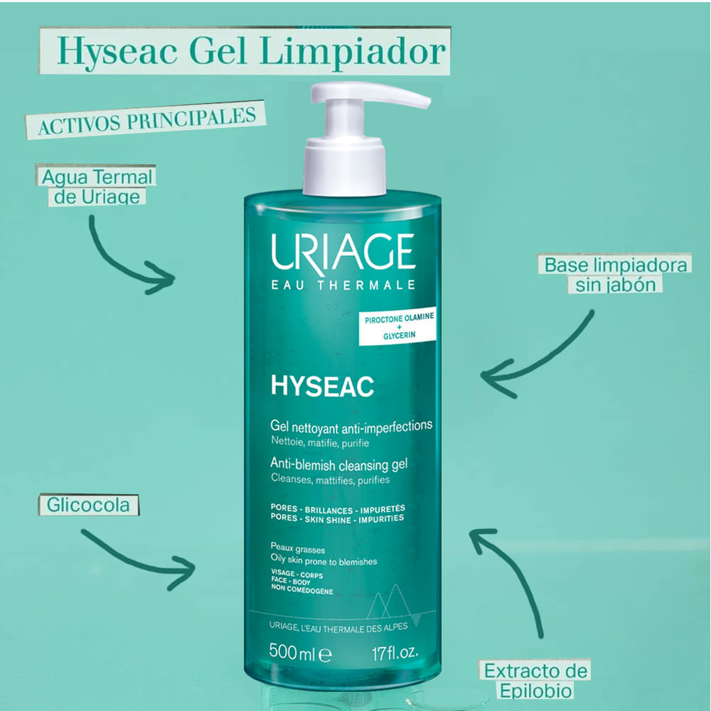 Gel Limpiador Hyseac - Uriage img #5