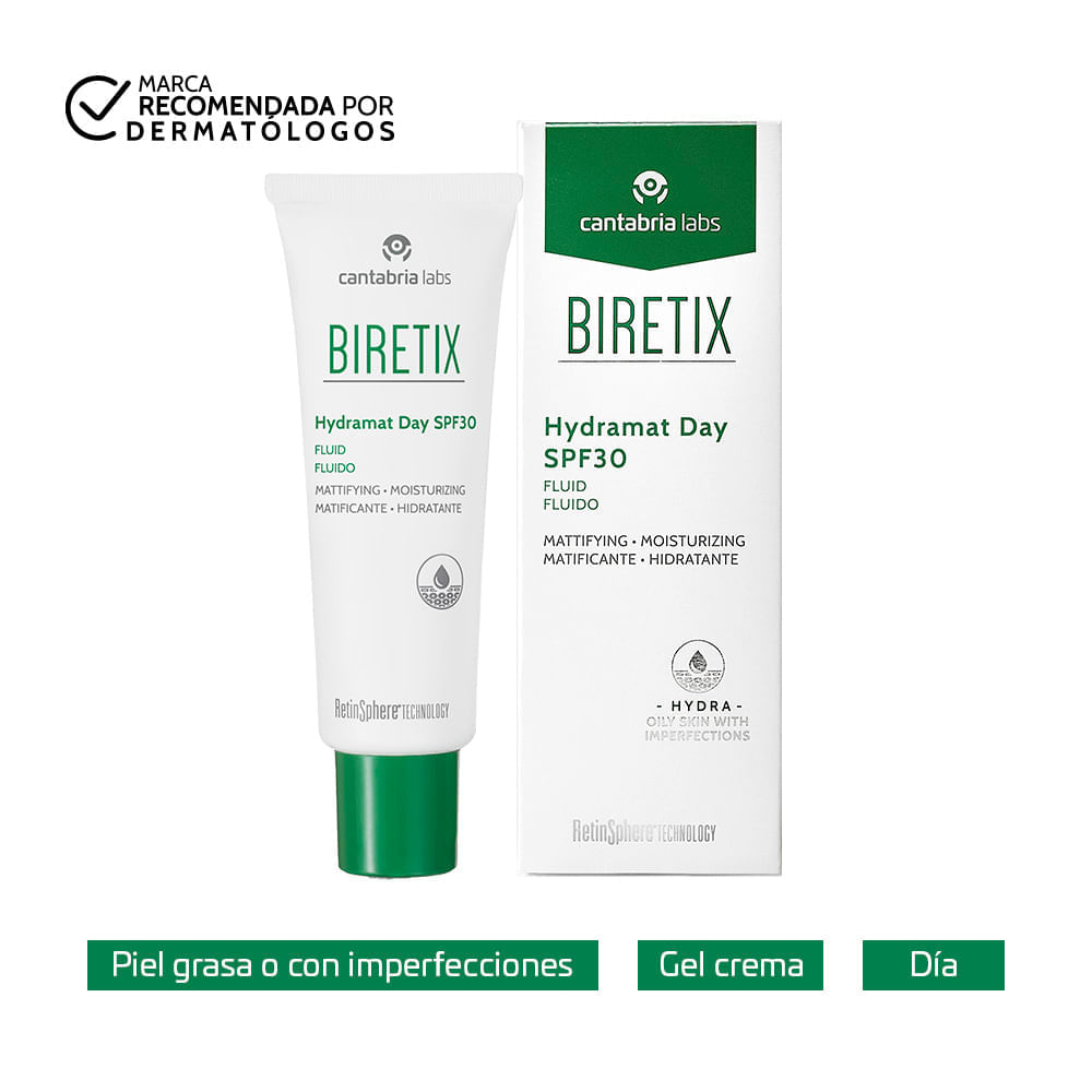Biretix Hydramat Day Spf30  50 ml - Cantabria Labs img #2