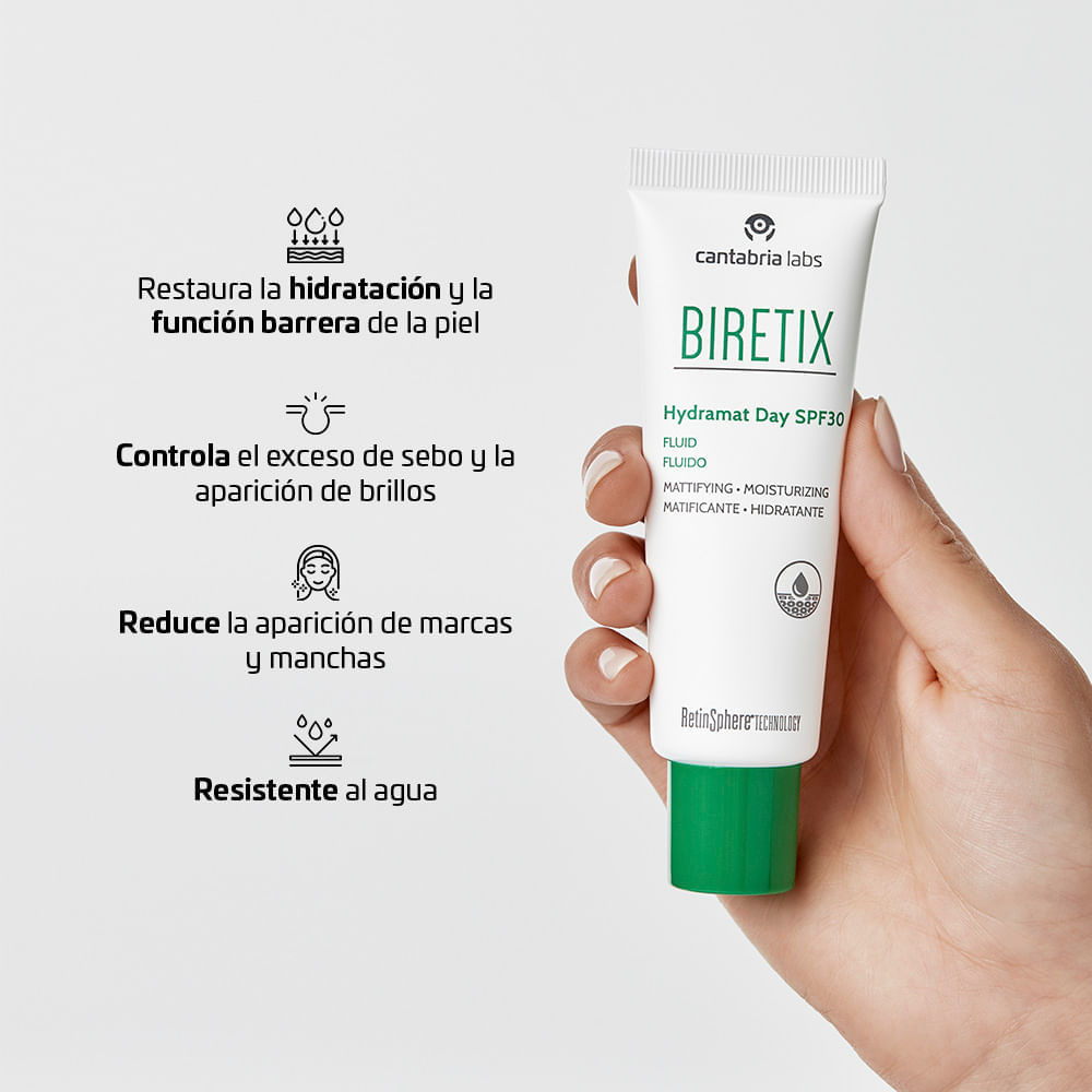Biretix Hydramat Day Spf30  50 ml - Cantabria Labs img #4