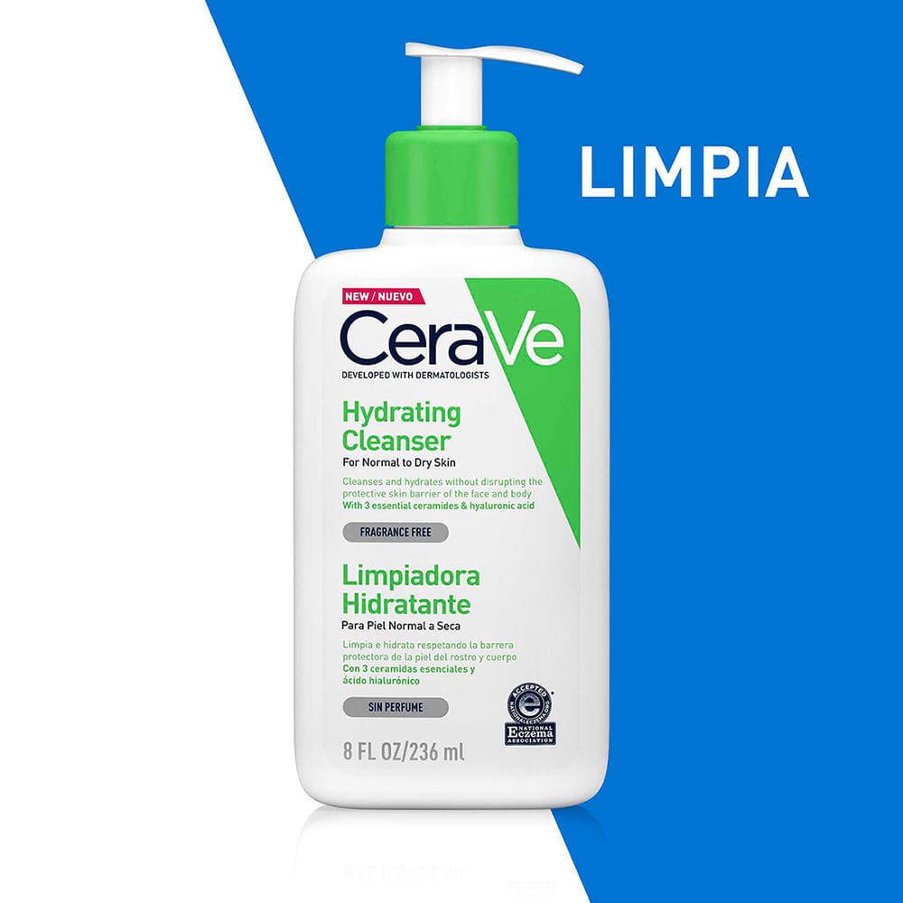 Limpiador Hidratante Para Piel Normal A Seca - CeraVe img #2