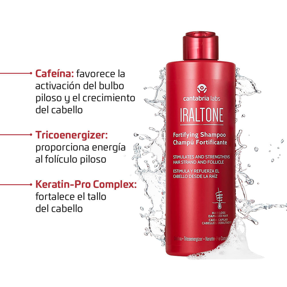 Iraltone Champu Fortificante - Cantabria Labs img #5