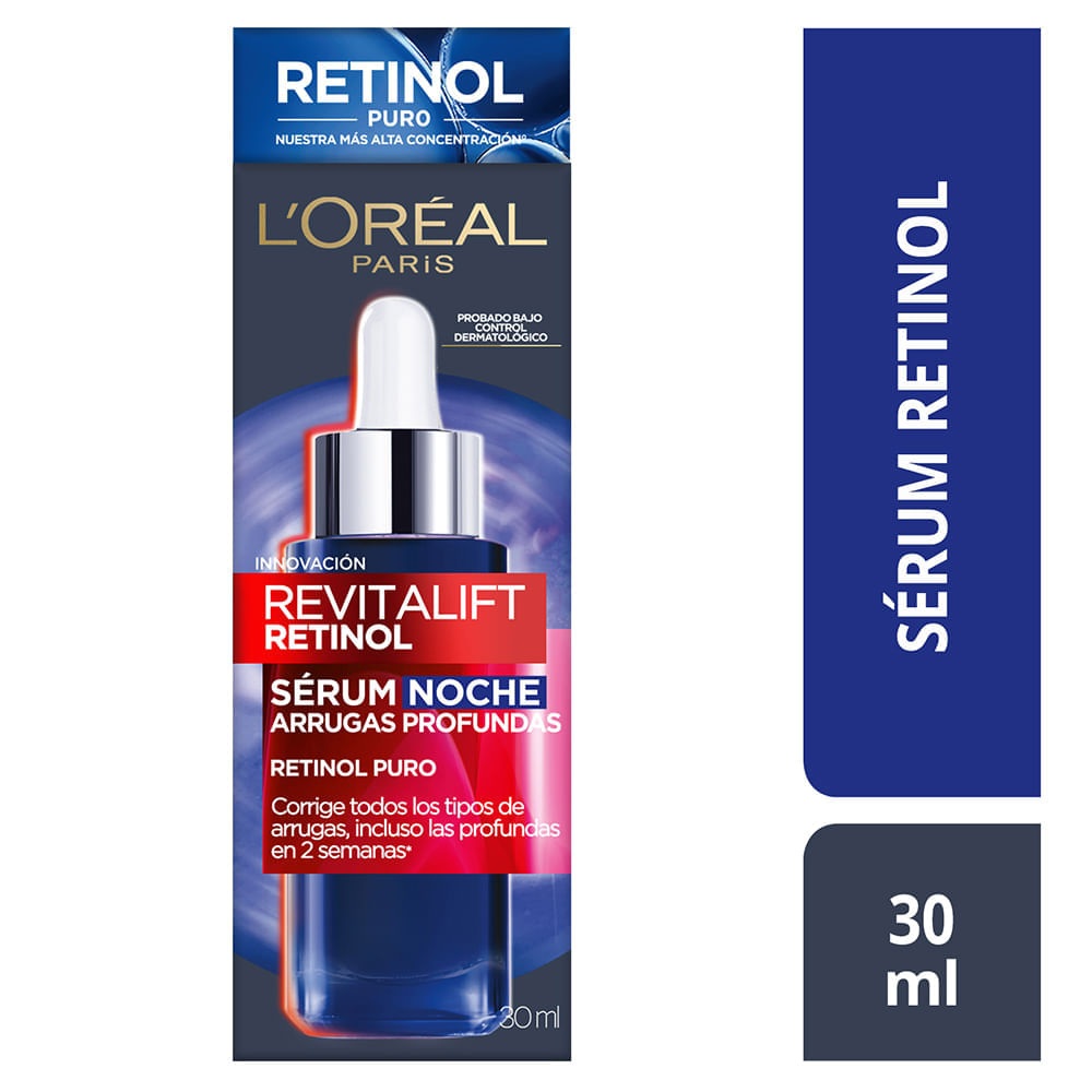 Kit Loreal Paris Serum Rostro Retinol + Protector Solar UV Defender Fluid img #2