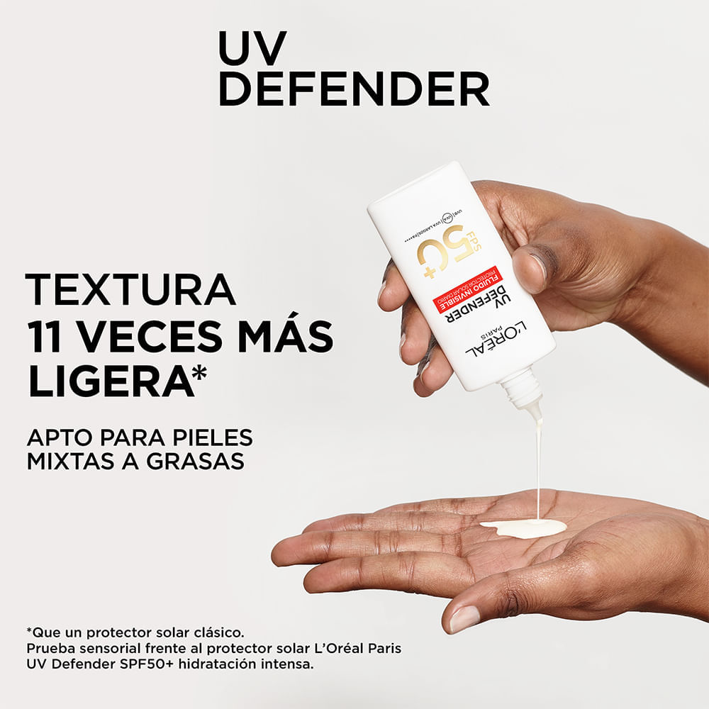 Protector Solar UV Defender Fluido Invisible FPS 50 - LOréal Paris img #3
