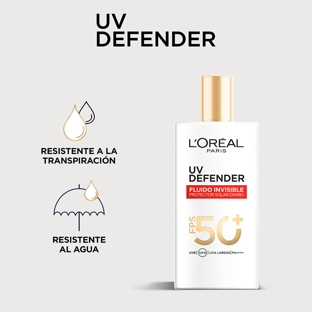Protector Solar UV Defender Fluido Invisible FPS 50 - LOréal Paris img #2