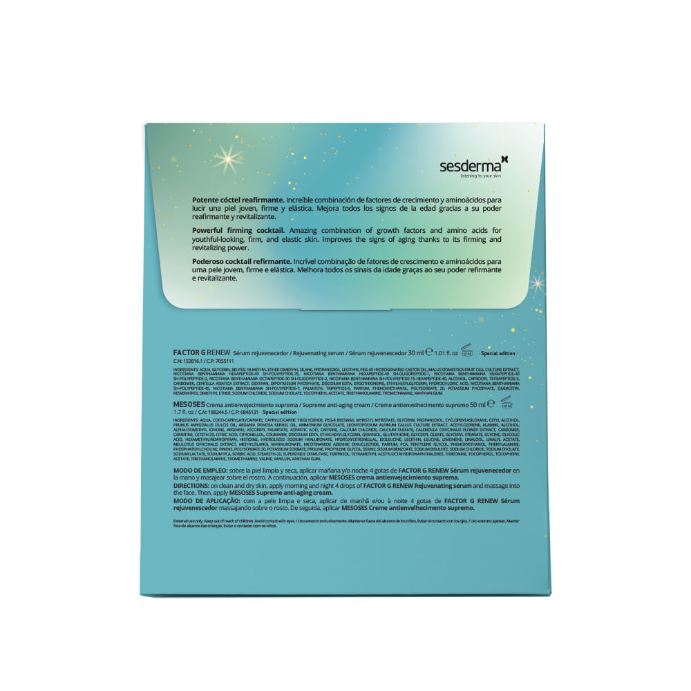 Kit Firmeza: Factor G Serum + Gratis Mesoses Crema - Sesderma img #2