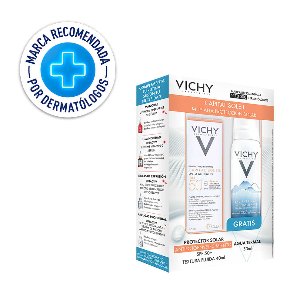 Kit Capital Soleil Uv Age + Agua Termal - Vichy img #1