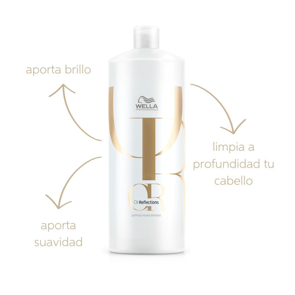 Shampoo Hidratación Oil Reflections - Wella Professionals img #3