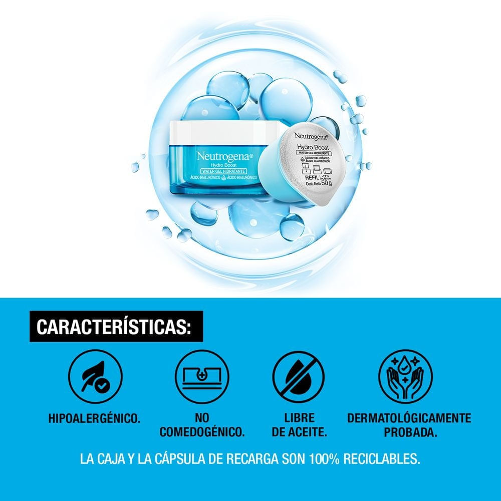 Repuesto Hidratante Facial Hydro Boost  - Neutrogena img #2