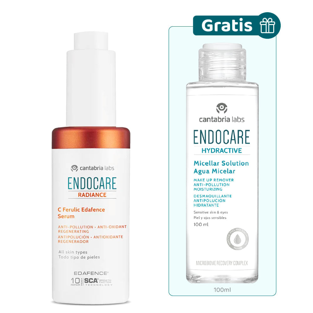 Kit Endocare Radiance C Ferulic 30ml + Gratis Endocare Hydractive x 100 ml - Cantabria Labs img #1
