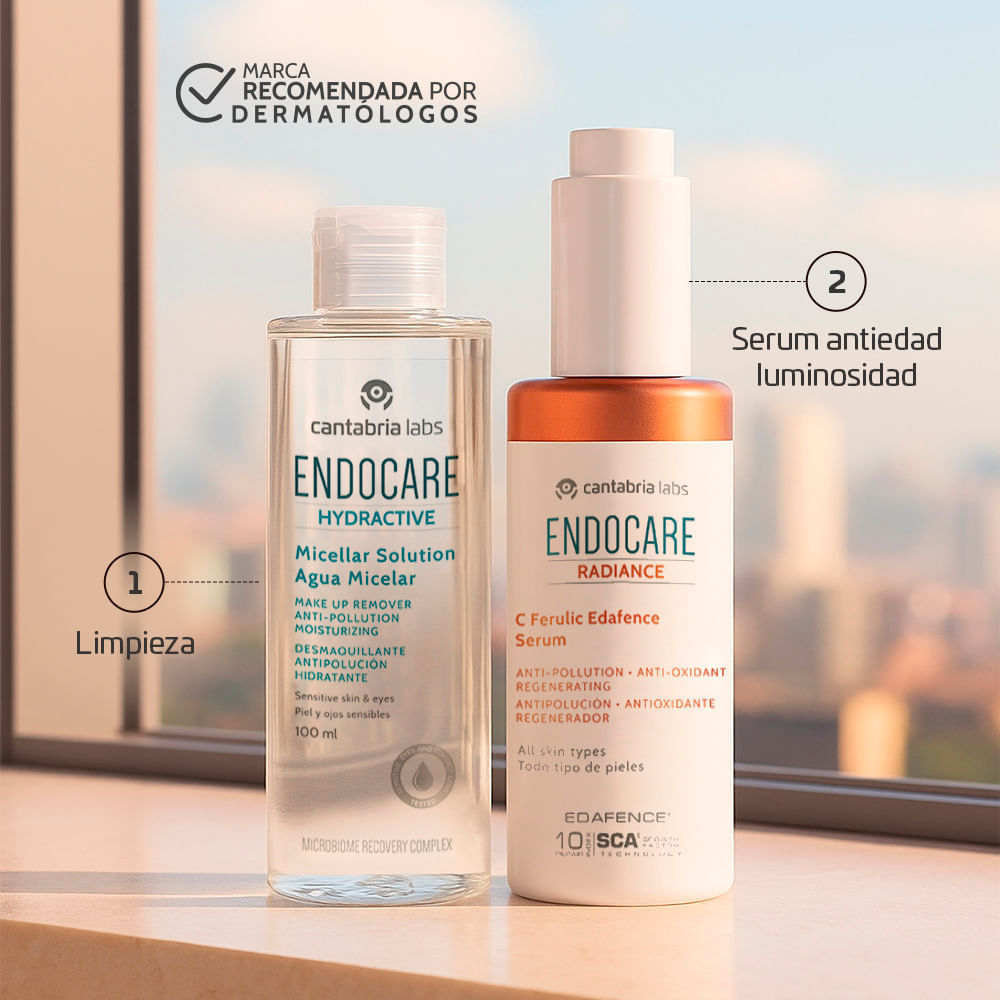 Kit Endocare Radiance C Ferulic 30ml + Gratis Endocare Hydractive x 100 ml - Cantabria Labs img #4