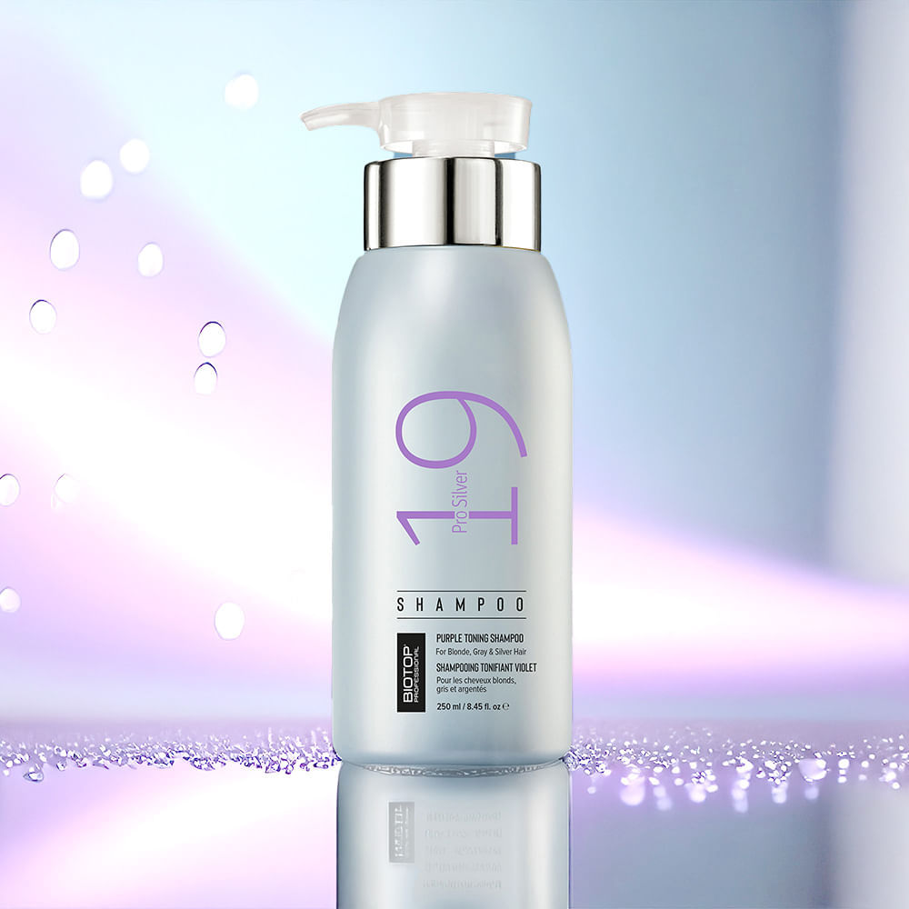 19 Pro Silver Shampoo - Rubios y Canas - Biotop Professional img #3