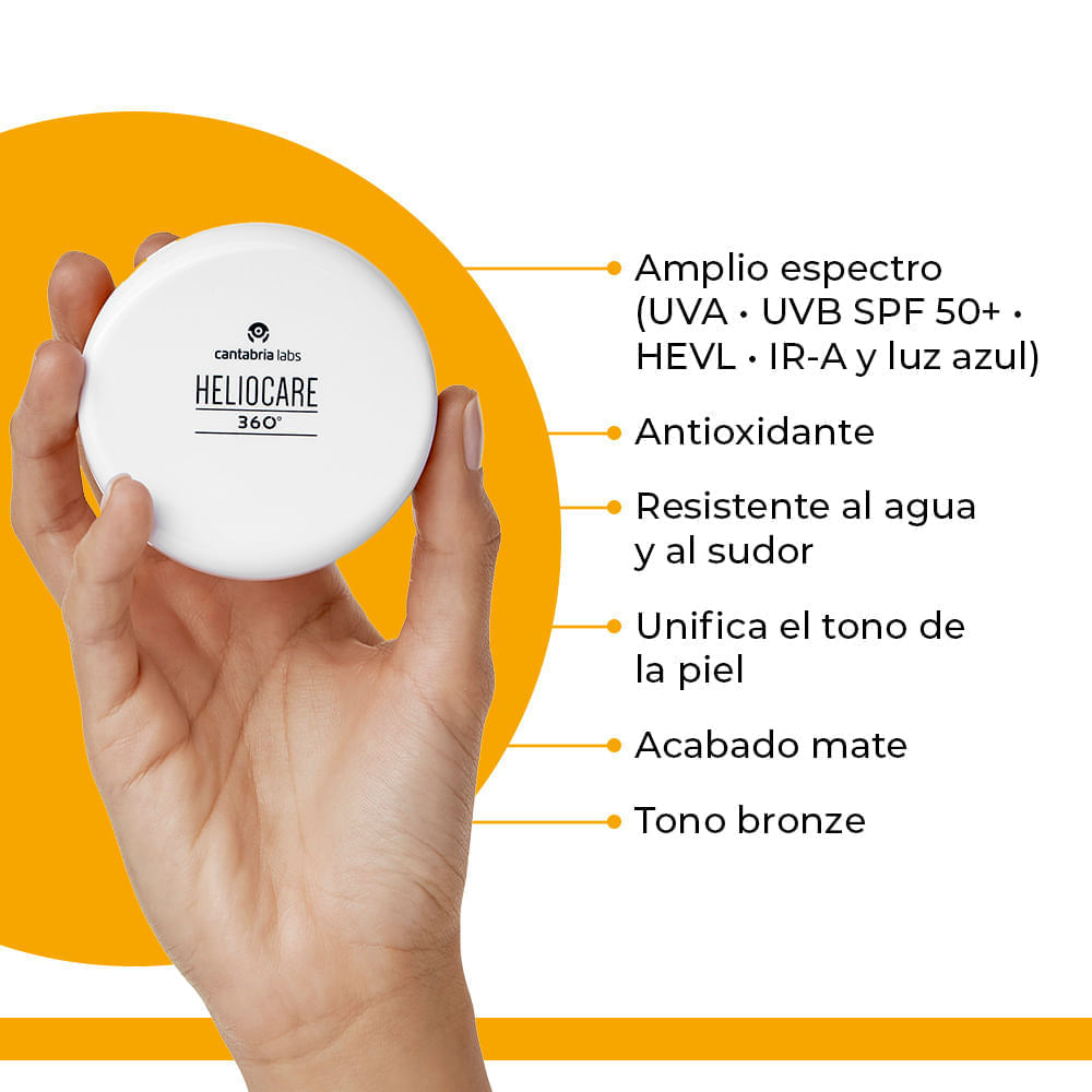 Heliocare 360° Compacto Of Beige - Cantabria Labs img #3