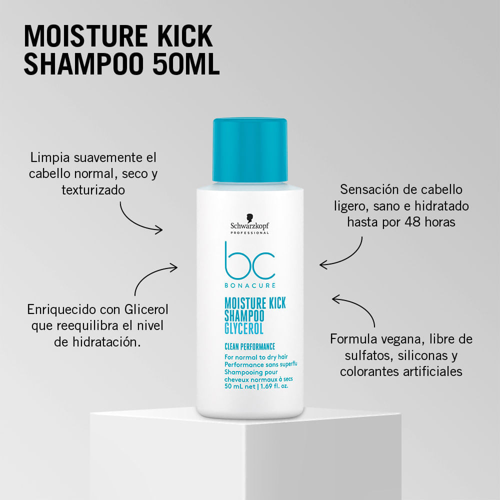 Mini Moisture Kick Shampoo - Bonacure img #2