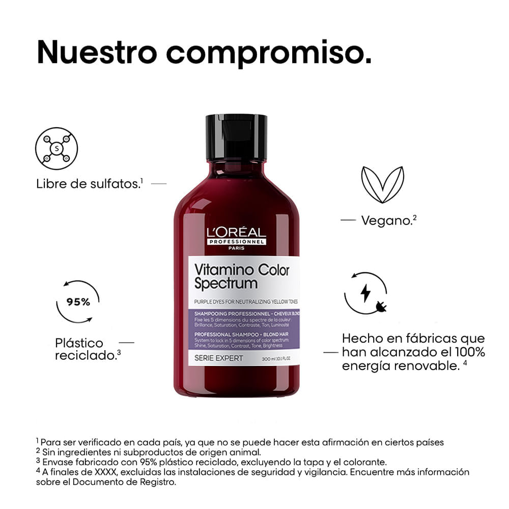 Shampoo Vitamino Color Spectrum Purple – Loreal Professionnel img #3