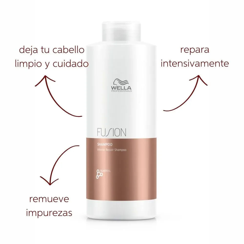 Shampoo Reparación Fusion - Wella Professionals img #4