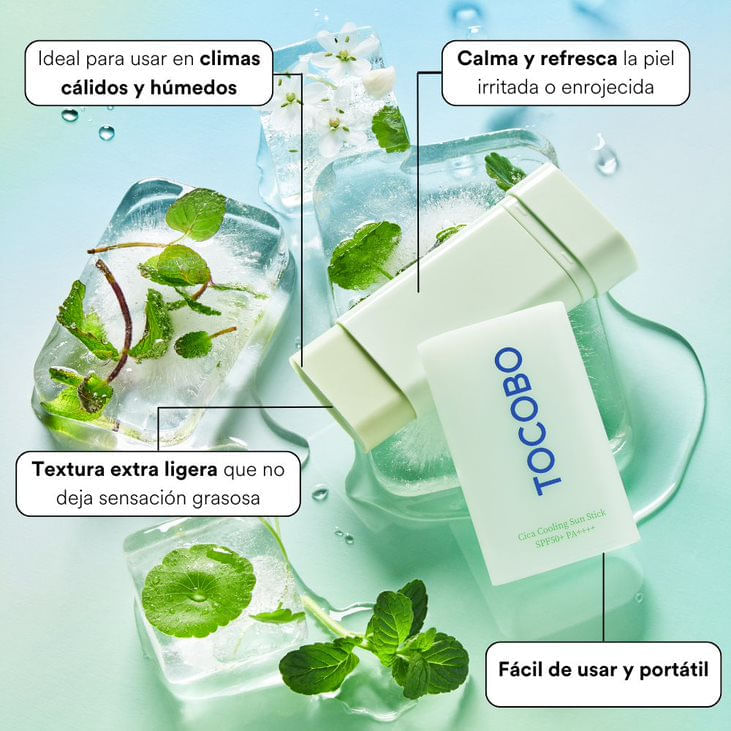 Cica Cooling Sun Stick SPF50+ PA - Tocobo img #3