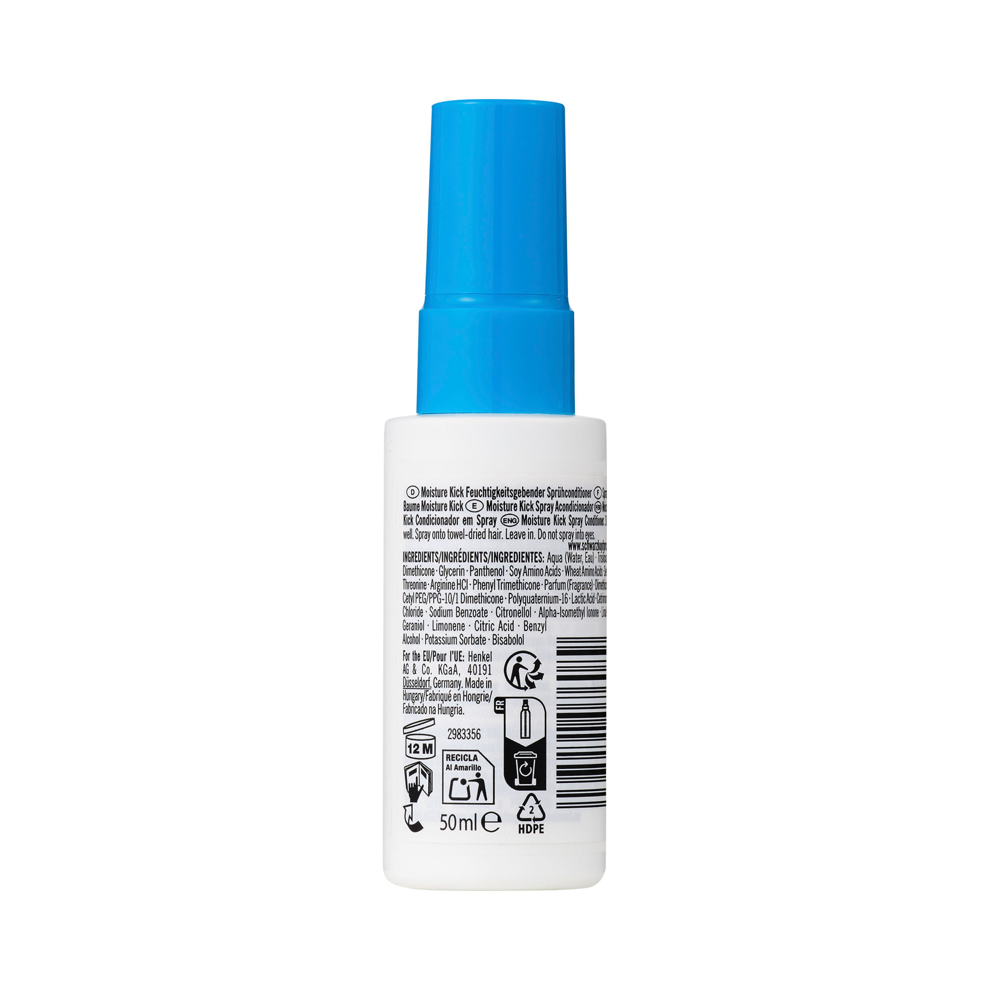 Mini Spray Acondicionador Moisture Kick Hidratación - Bonacure img #4