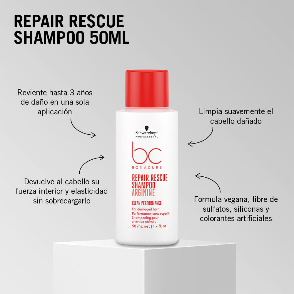 Mini Repair Rescue Shampoo - Bonacure img #2