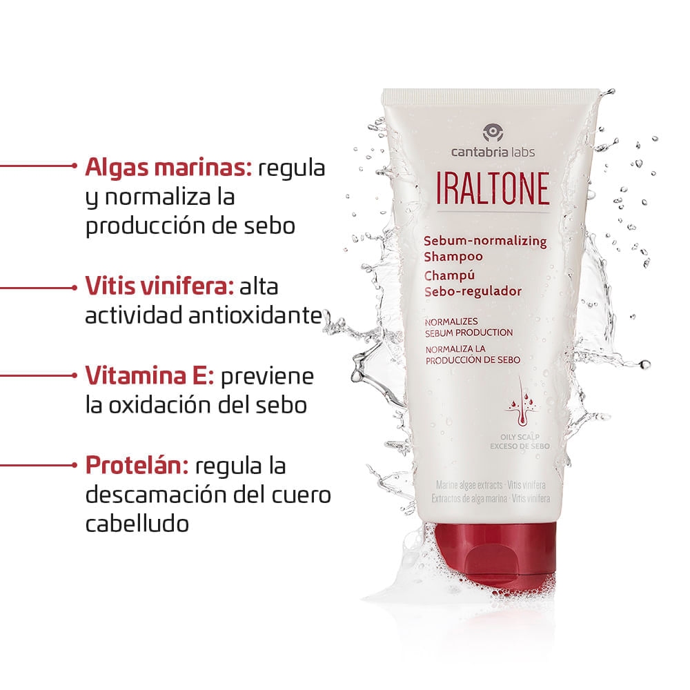 Iraltone Champú Sebo-Regulador - Cantabria Labs img #5