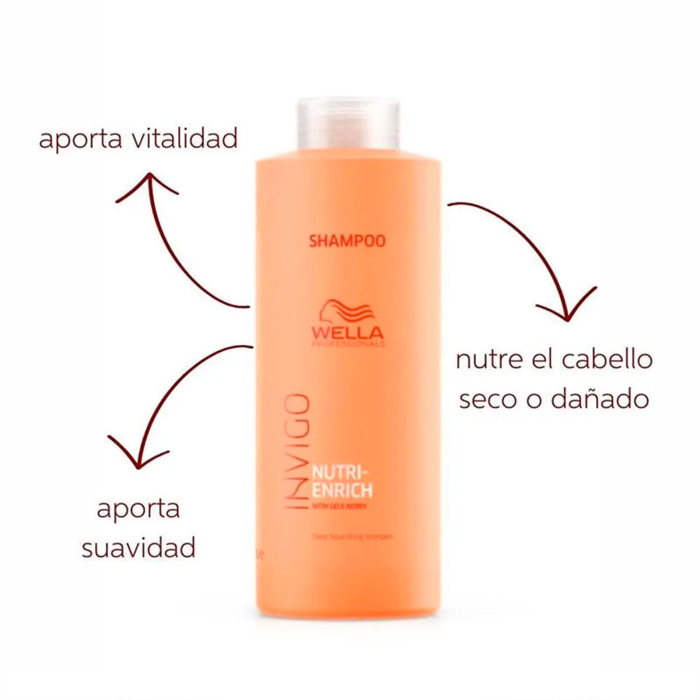 Shampoo Nutrición Invigo Nutrienrich - Wella Professionals img #4