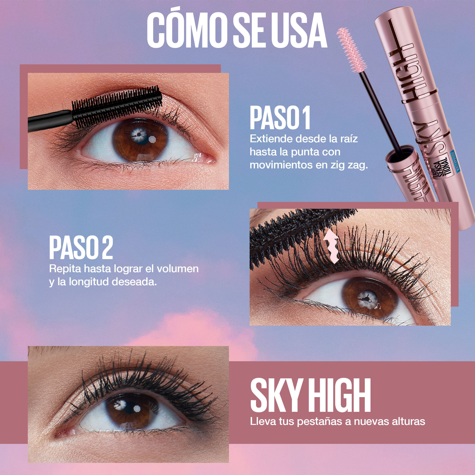 Kit Ojos Maybelline New York Sky High X2 img #5