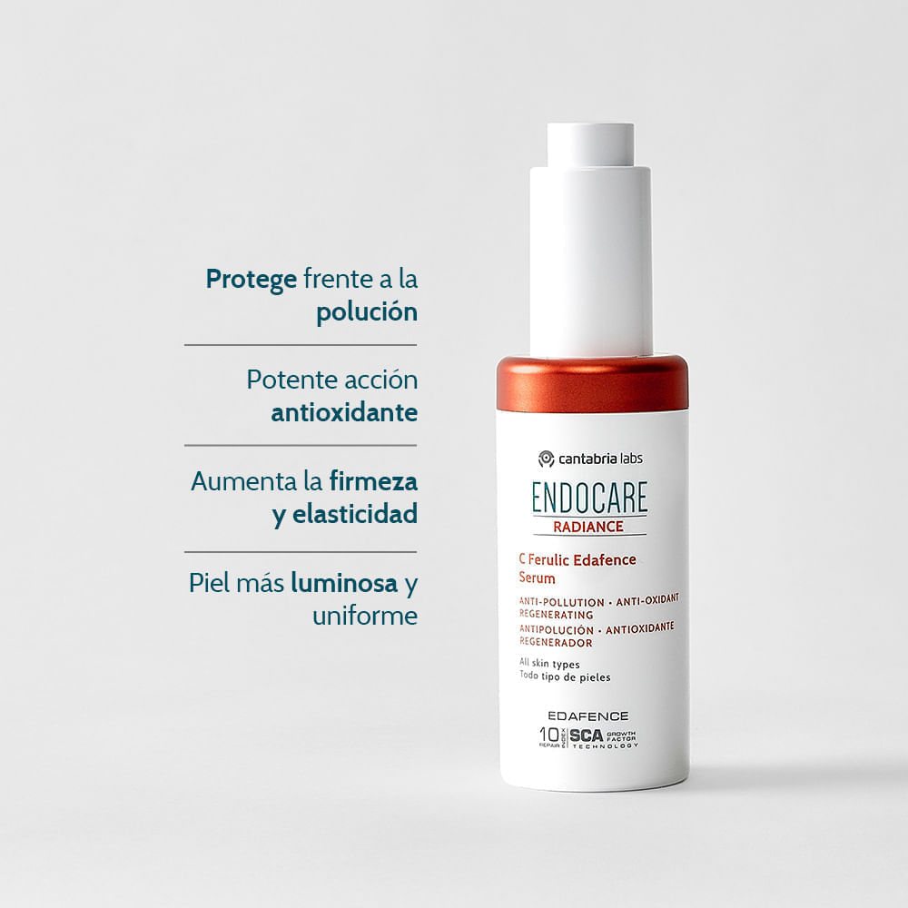 Kit Endocare: Radiance C Ferulic Serum 30 ml + Gratis Age Barrier Hyaluboost Serum 10 ml - Cantabria Labs img #4