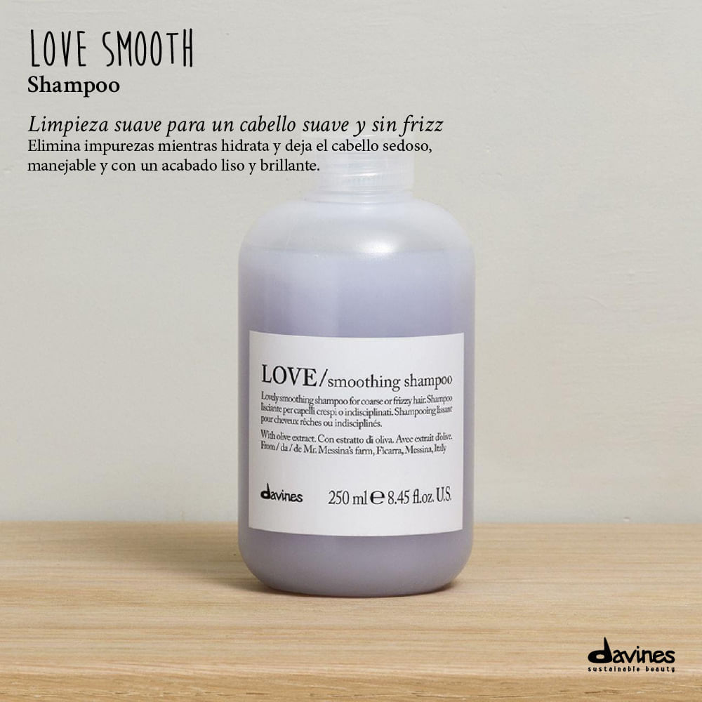 Essential Haircare Love Smooth Shampoo - Davines img #2