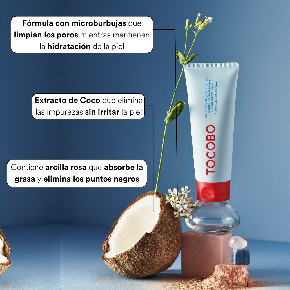 Coconut Clay Cleansing Foam - Tocobo img #3